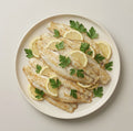 Bulk Flounder — 32 oz of pan-seared wild-caught flounder fillets with lemon and parsley