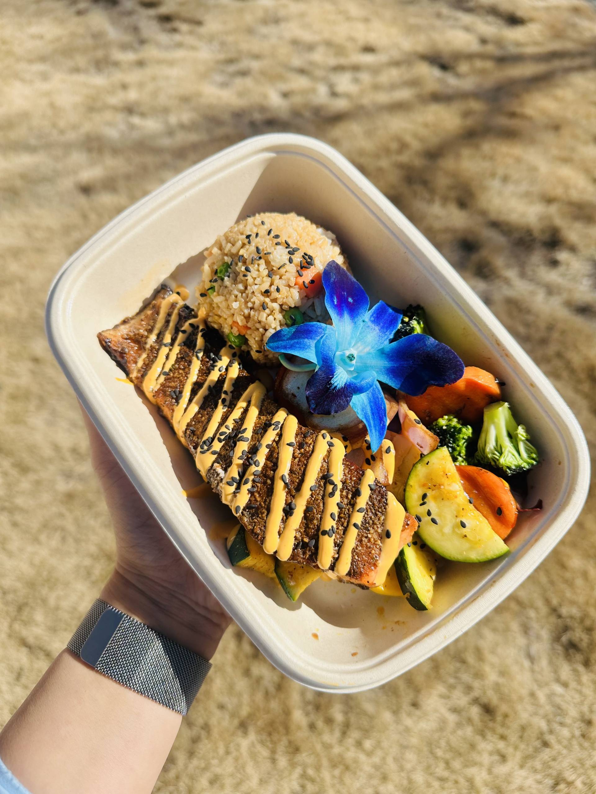 Hibachi Luxe (Salmon Fried Rice)