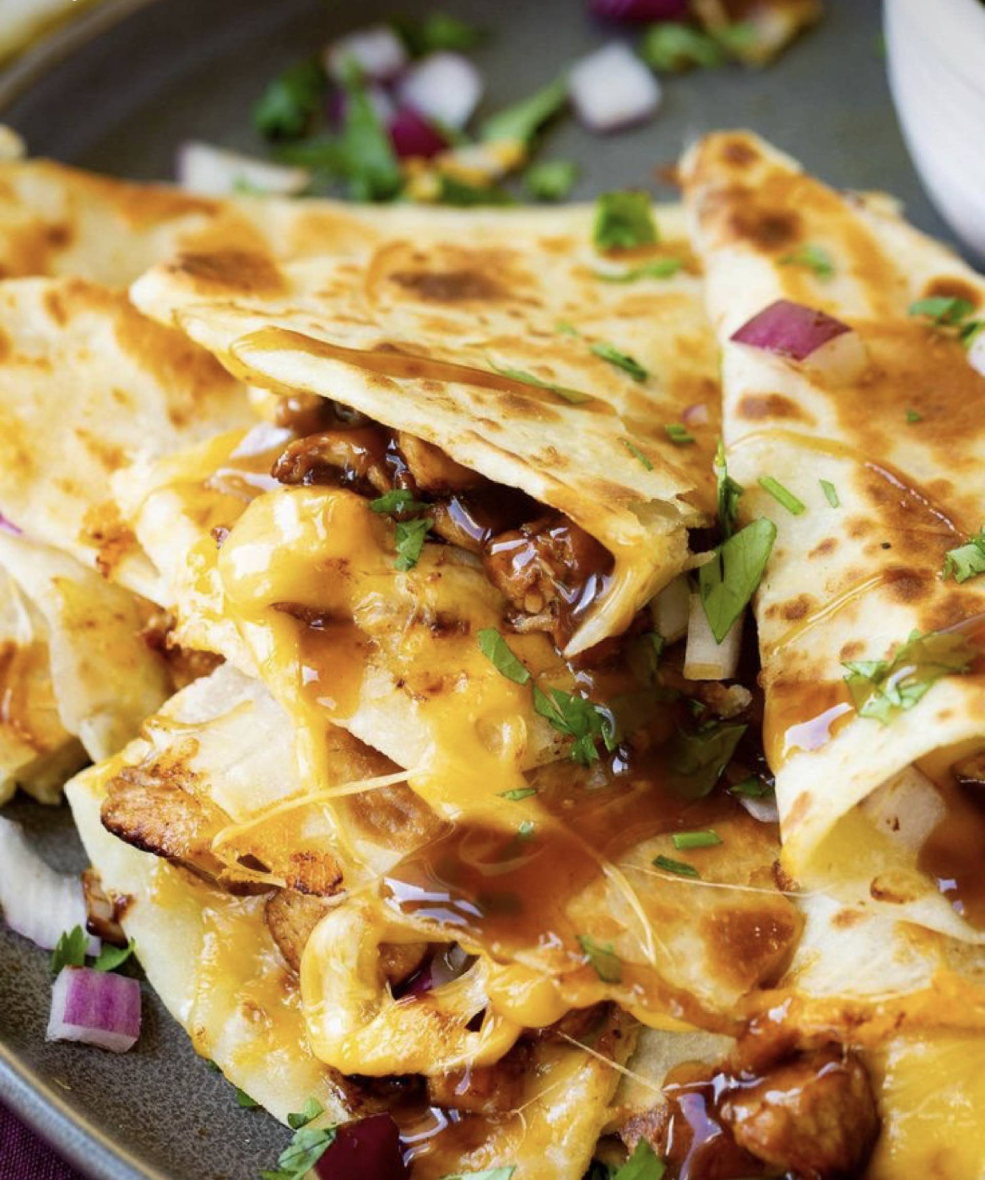 Asian Zing Steak Quesadilla