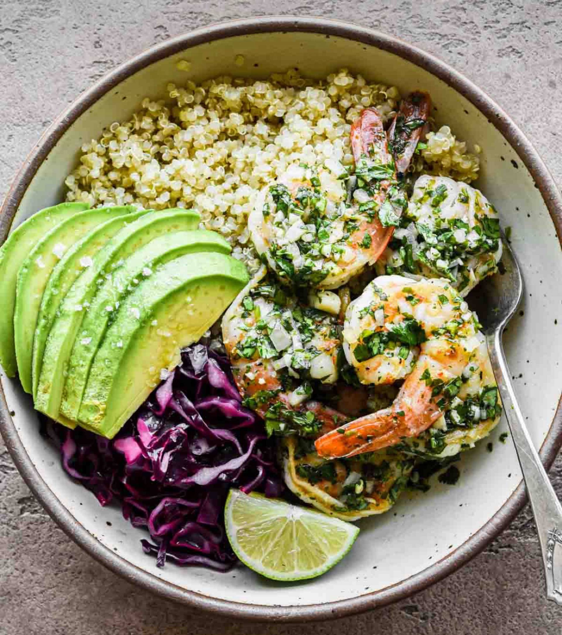 Chimichurri Shrimp Power Bowl