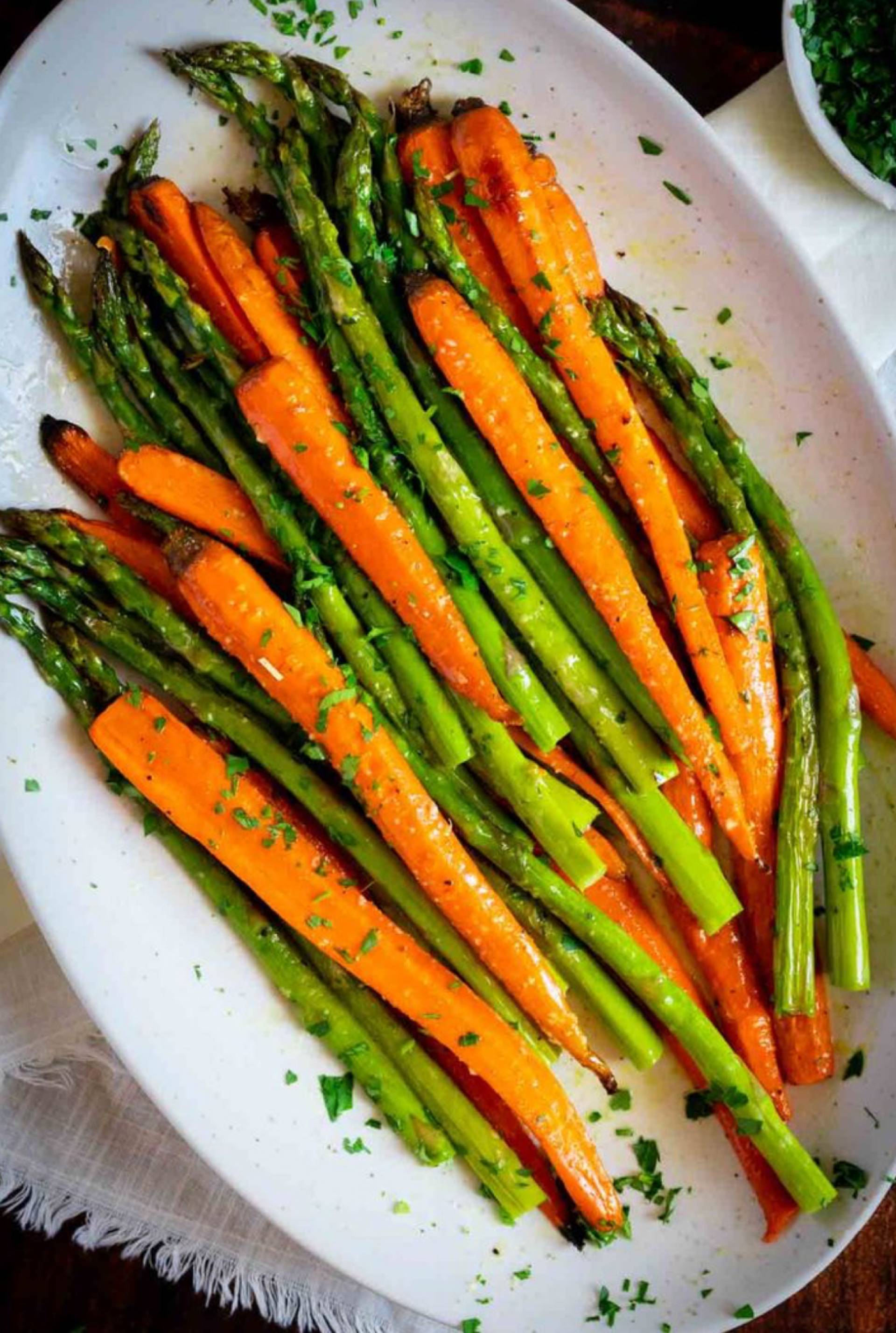 Side of Extra Asparagus & Agave Glazed Carrots