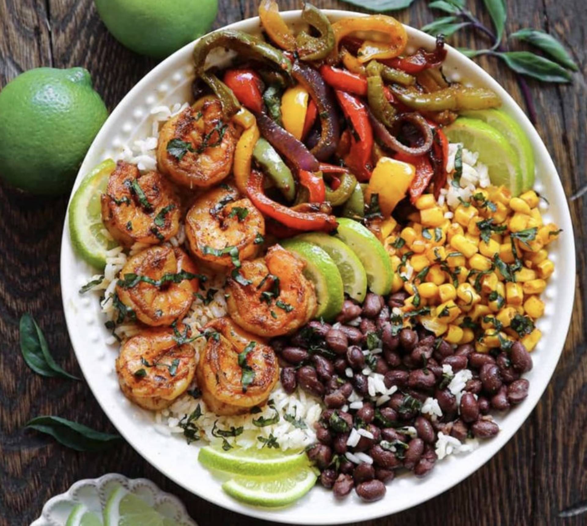 Fajita Shrimp Bowl