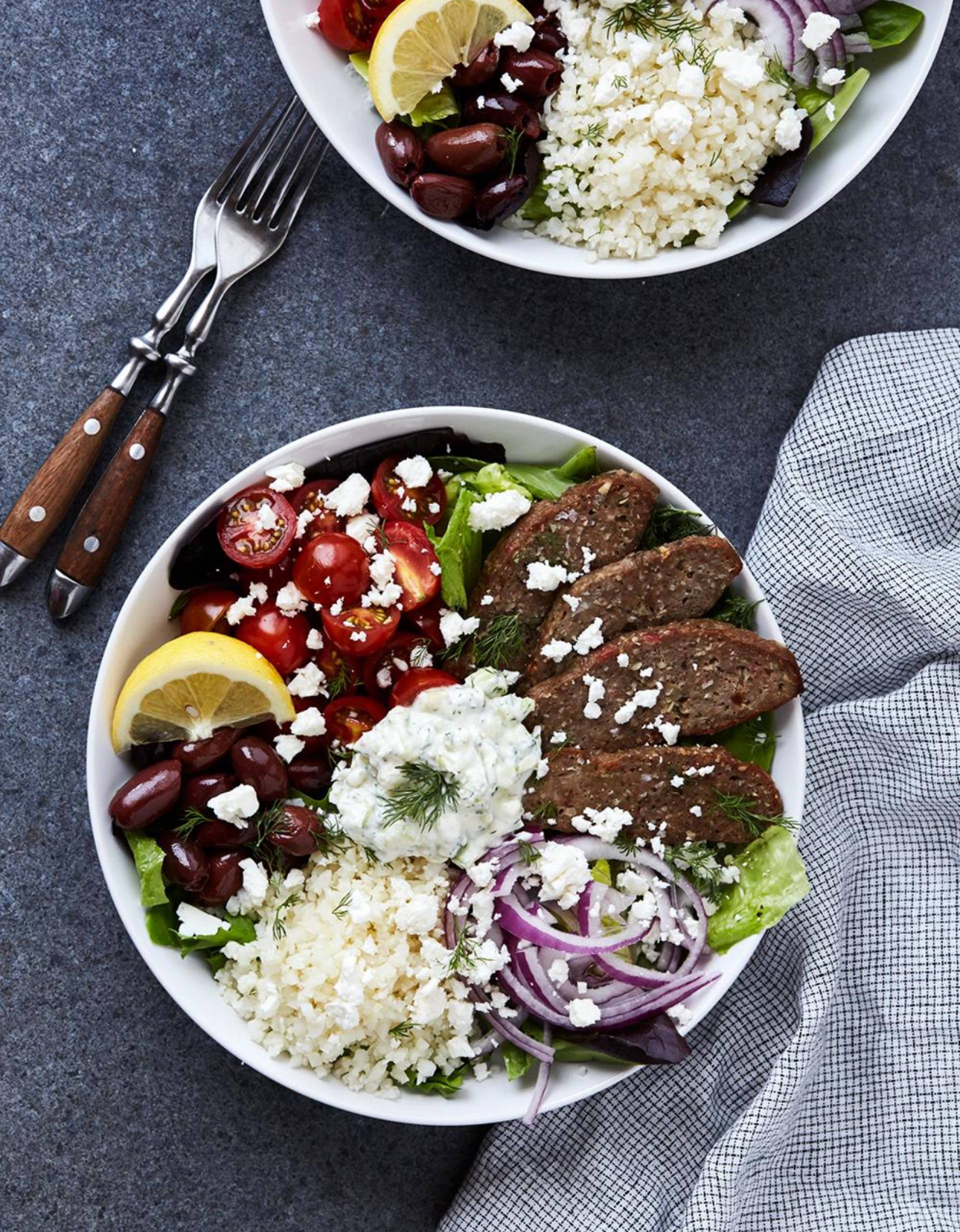 Greek Beef Gyro Salad