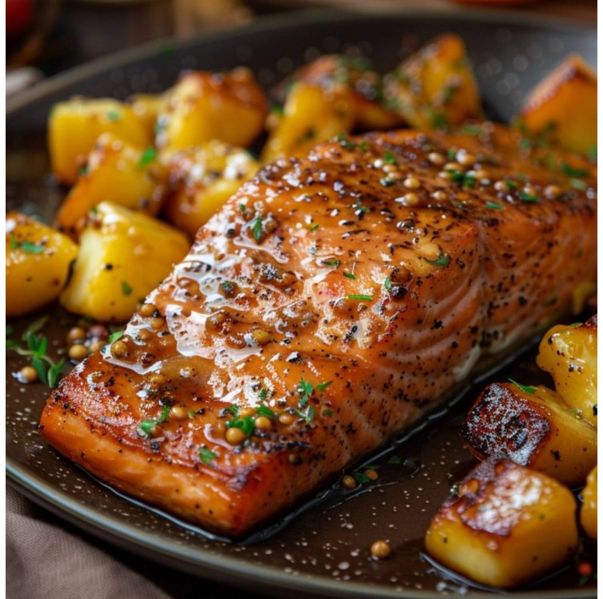 Mango Habanero Salmon Bowl