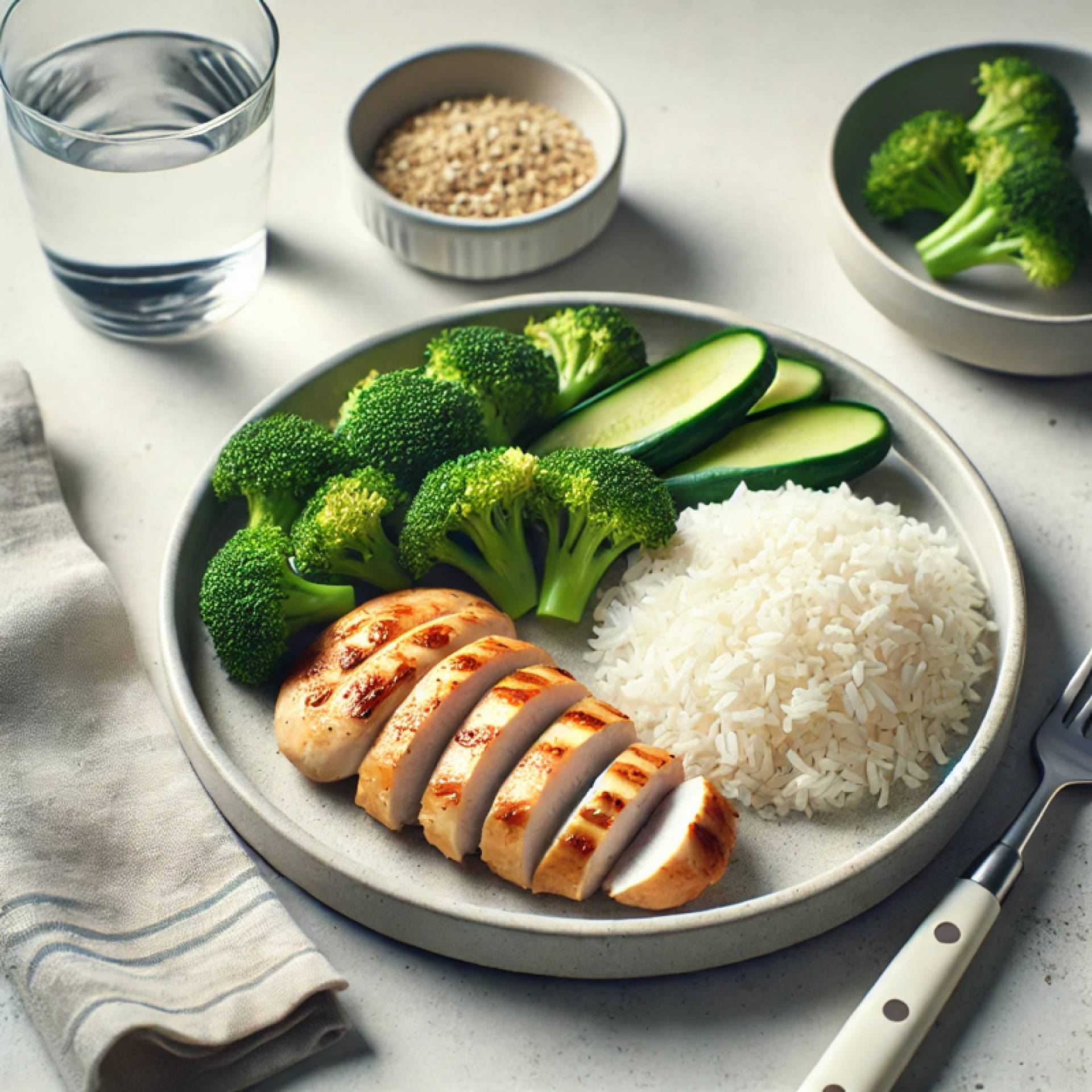 Clean Chicken, Rice, Broccoli