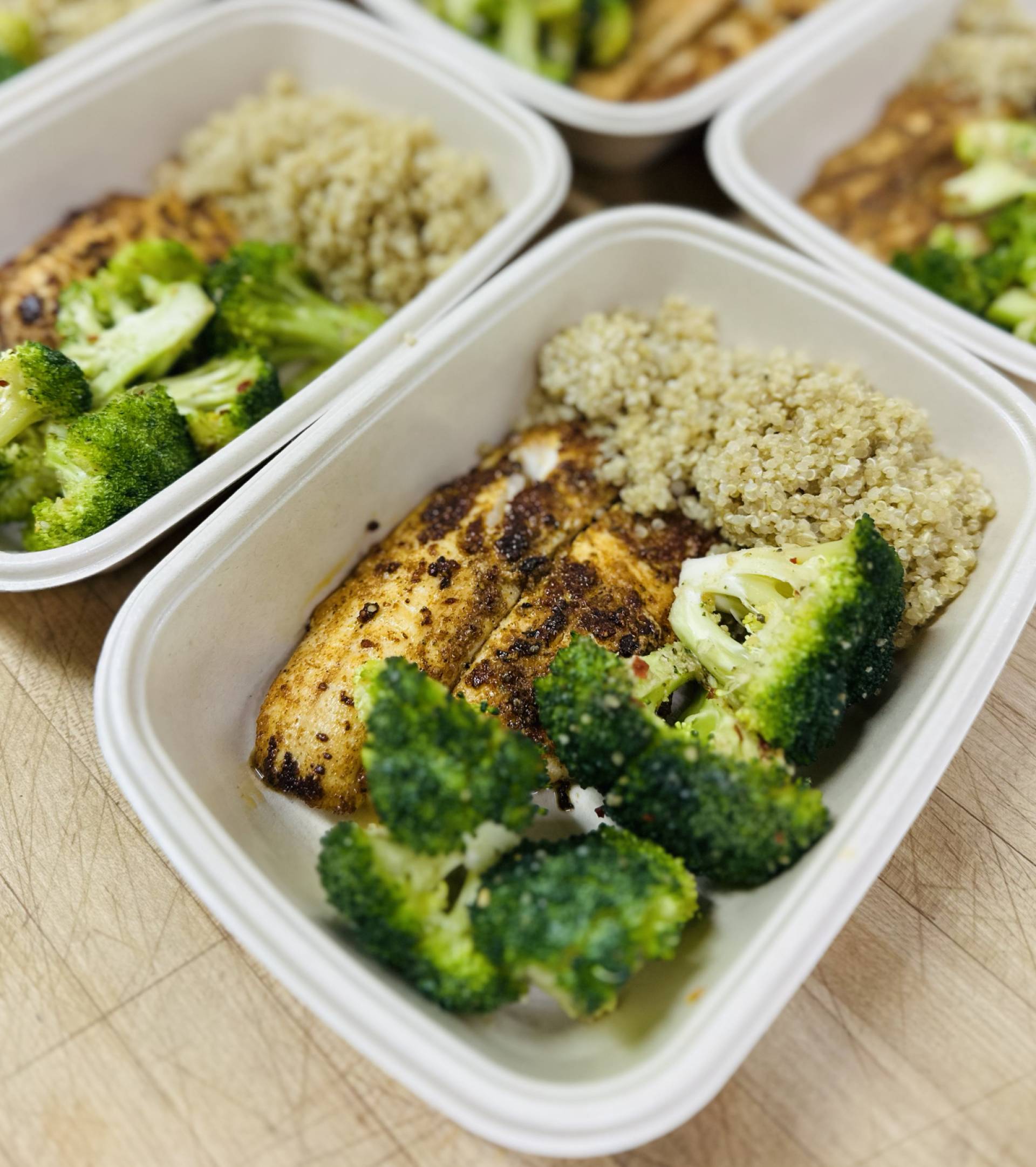 Classic White Fish, Quinoa, Broccoli