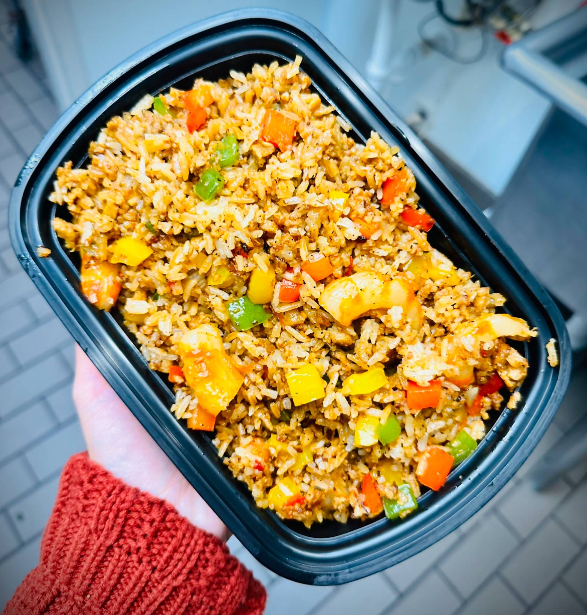 Special: Vegan Dirty Fried Rice with Konjac Shrimp