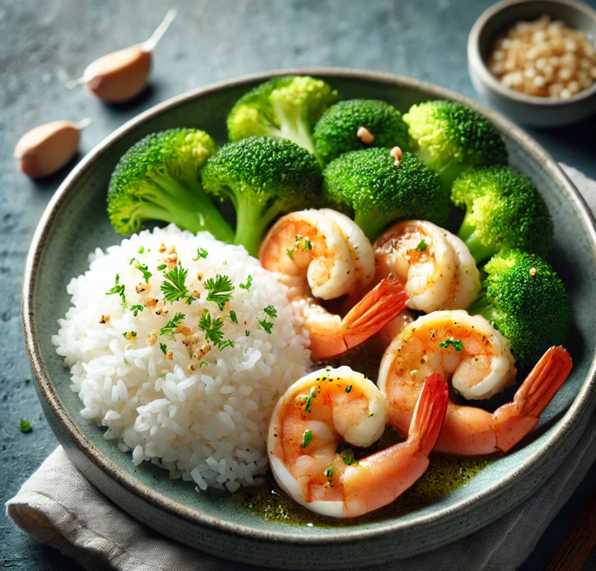 Garlic Butter Shrimp & Broccoli Boost