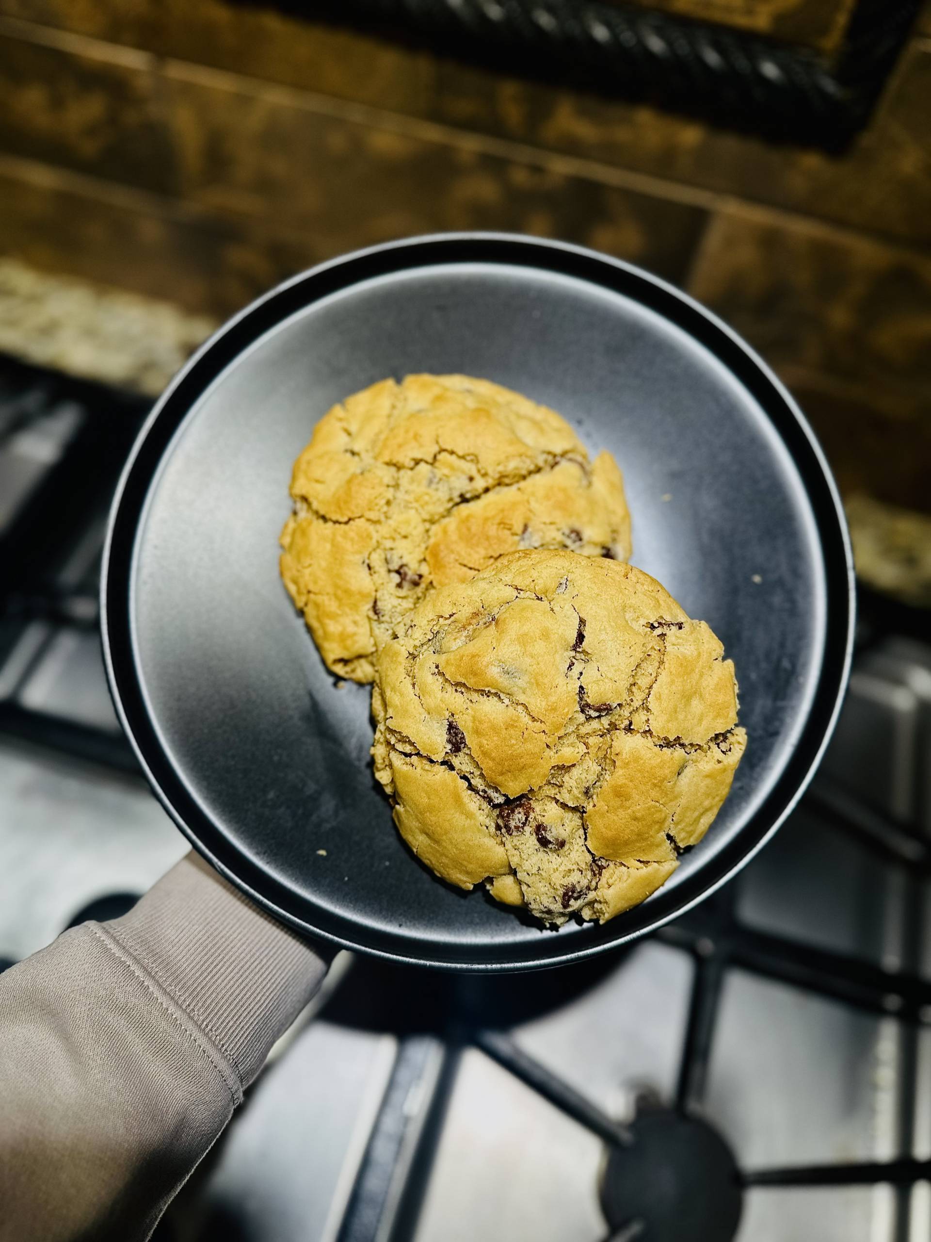 Gooey Protein Chocolate Chip Cookies