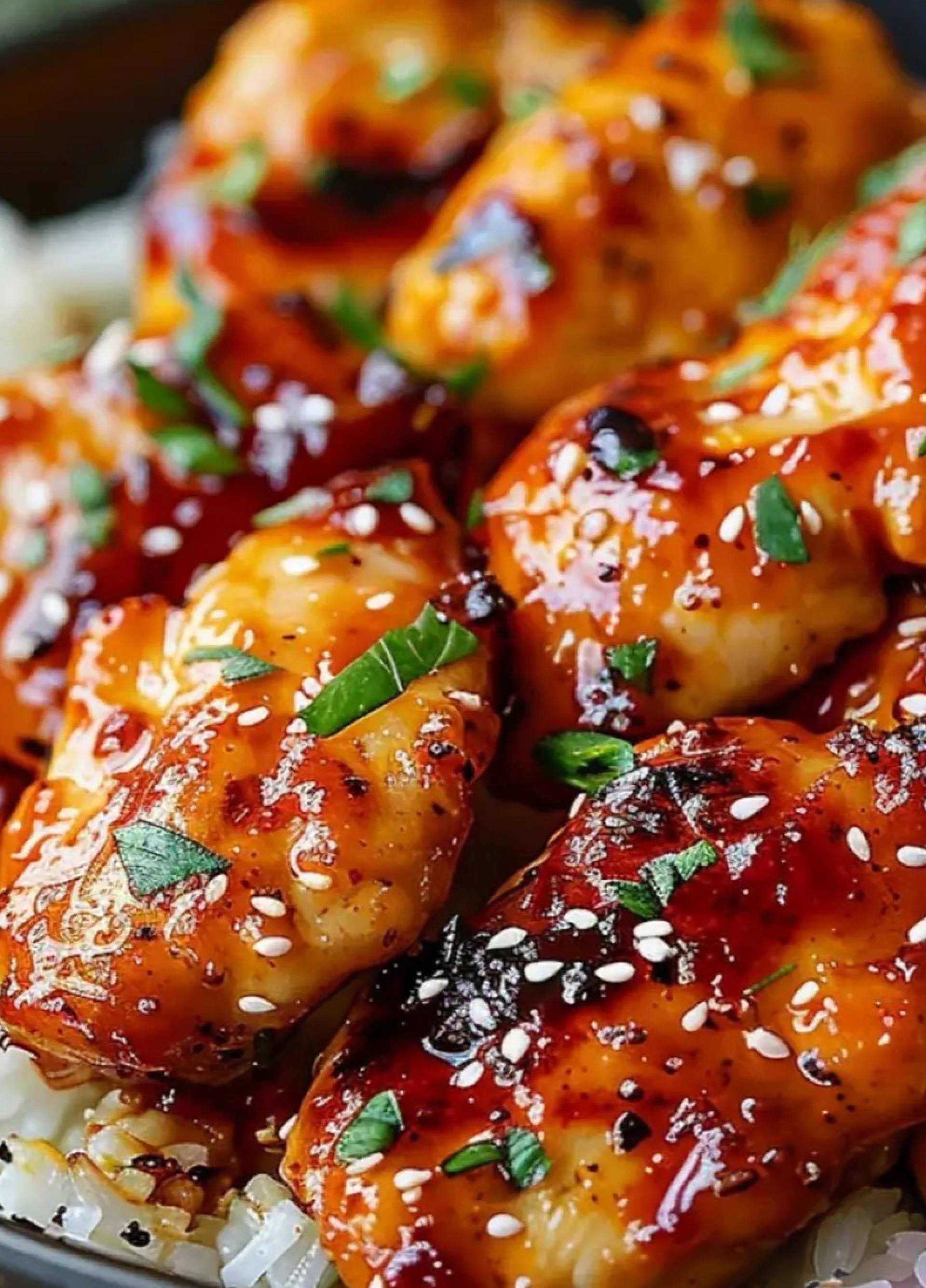 Sticky Honey Garlic Chicken