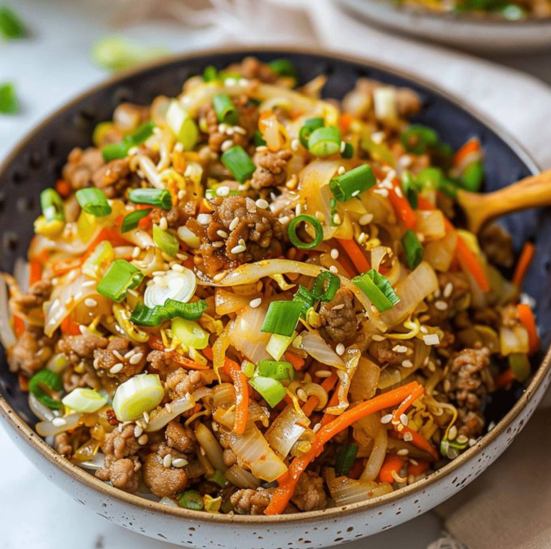 Deconstructed Wonton Bowl