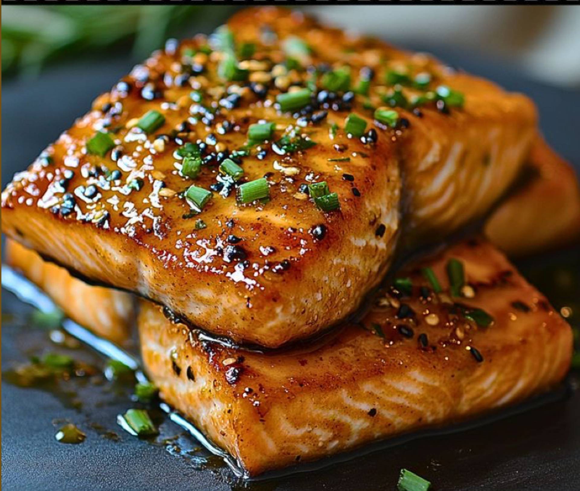 Sticky Honey Garlic Salmon