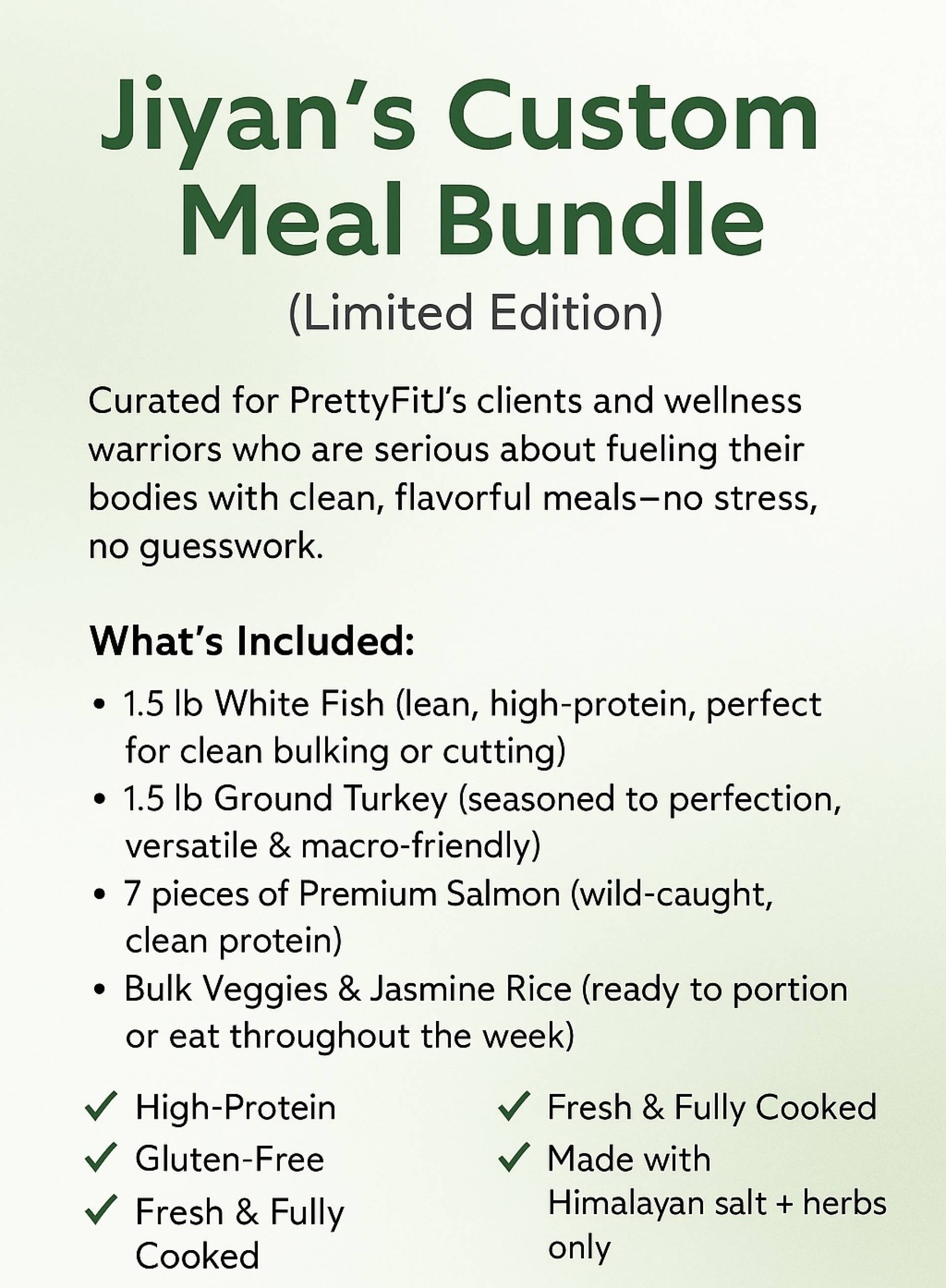 Jiyan’s Custom Meal Bundle (Limited Edition)