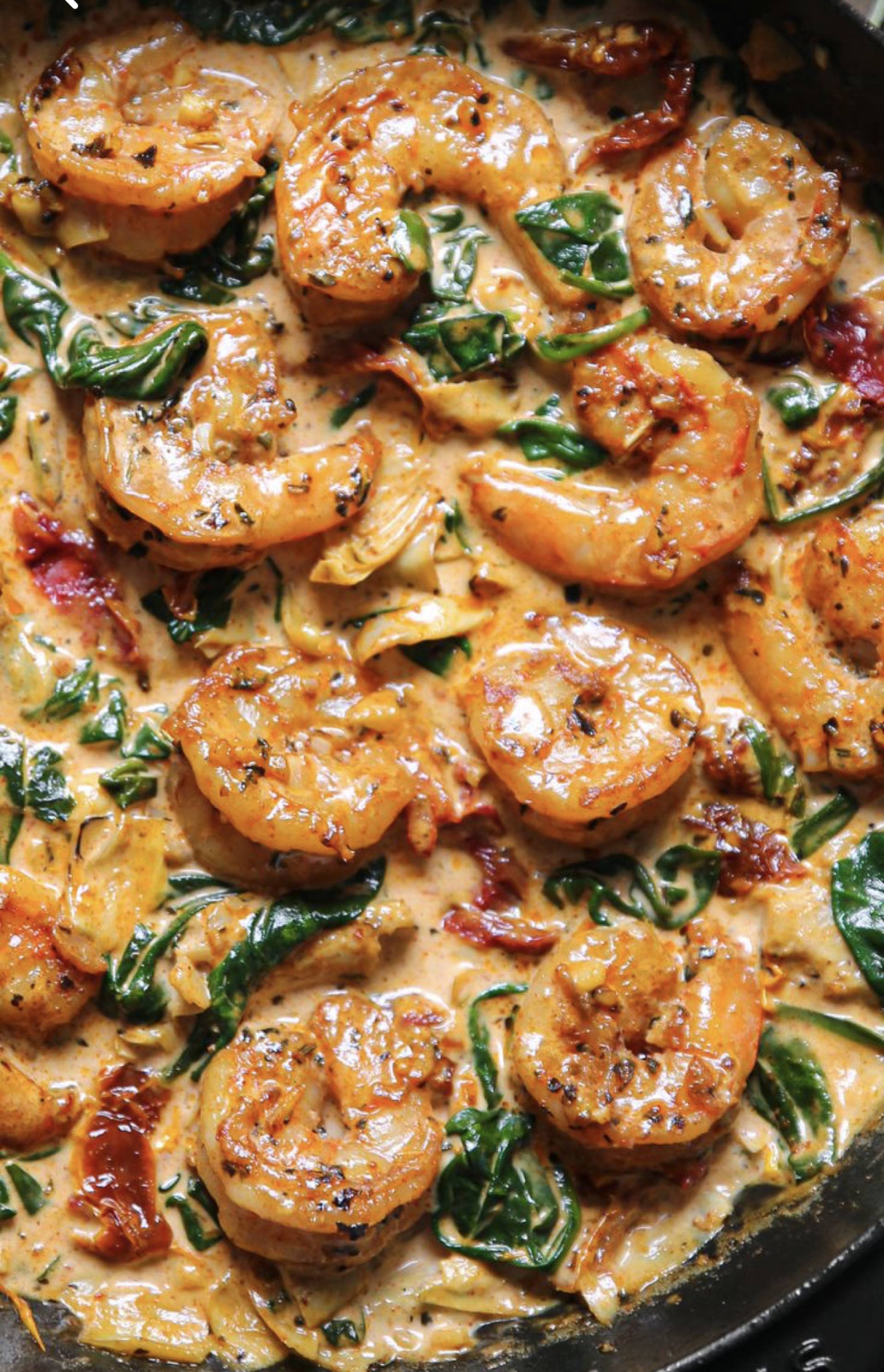 Shrimp in a Tuscan Kiss
